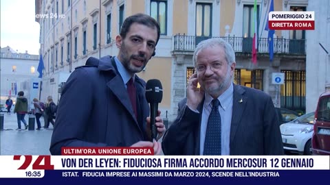 🔴 Claudio Borghi: riserve auree, pensioni, accordo mercosur, famiglia nel bosco (Roma, 19.12.2025)
