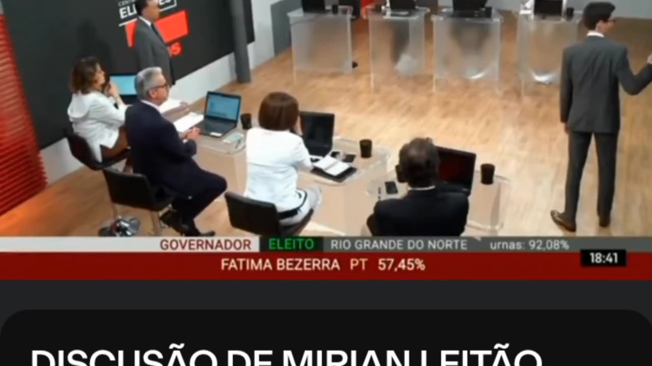 DISCUSÃO DE MIRIAN LEITÃO COM CRISTIANE LOBO
