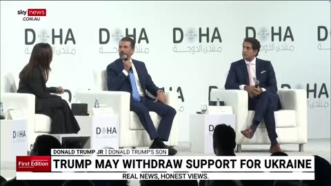 Donald Trump Jr hints at his father withdrawing support for Ukraine war effort