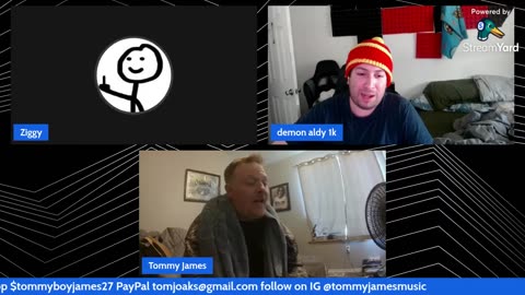 10/07/25 Tommy James VOD: "The Afternoon Nickel PM STREAM"