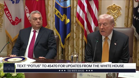 🚩POTUS participates in a Bilateral Lunch with Hungary PM Viktor Orbán