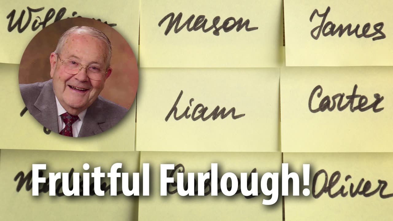 FRUITFUL FURLOUGH! – 1 Peter 3:15 Devotional by Pastor Cecil A. Thompson
