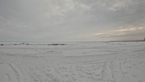 Simply beautiful winter day at the lake.