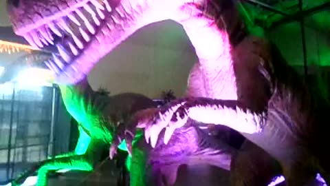 These animatronic dinosaurs sound like cattle!