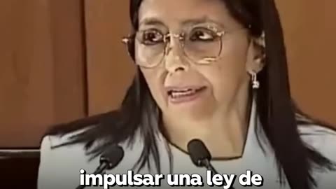 Delcy Rodríguez anuncia un proyecto de amnistía general en Venezuela