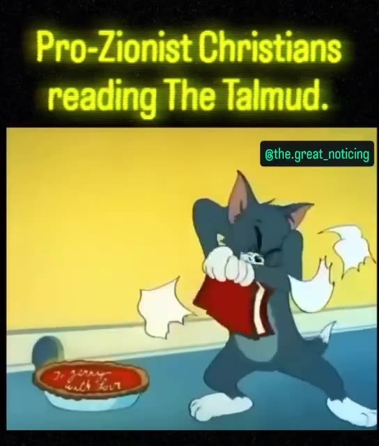 "Satanic Zionist Talmudic Filth" says Tom