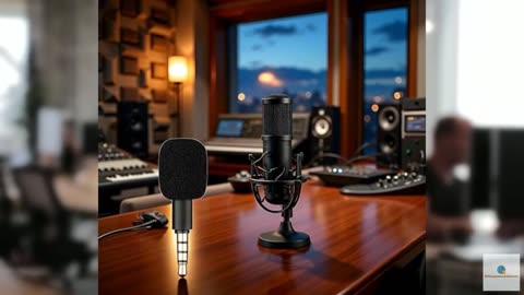 Black 4 Pole Mini Portable Microphone Jack 3.5mm Aux 4 Pole/ 3 Pole Karaoke Mic