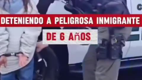 A 6-year-old immigrant child is handcuffed by trump admin