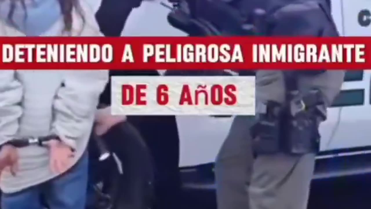 A 6-year-old immigrant child is handcuffed by trump admin