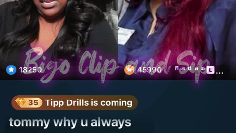 TomiKay n MadamLo go back n forth during pk 1/29/26 #bigoclipandsip