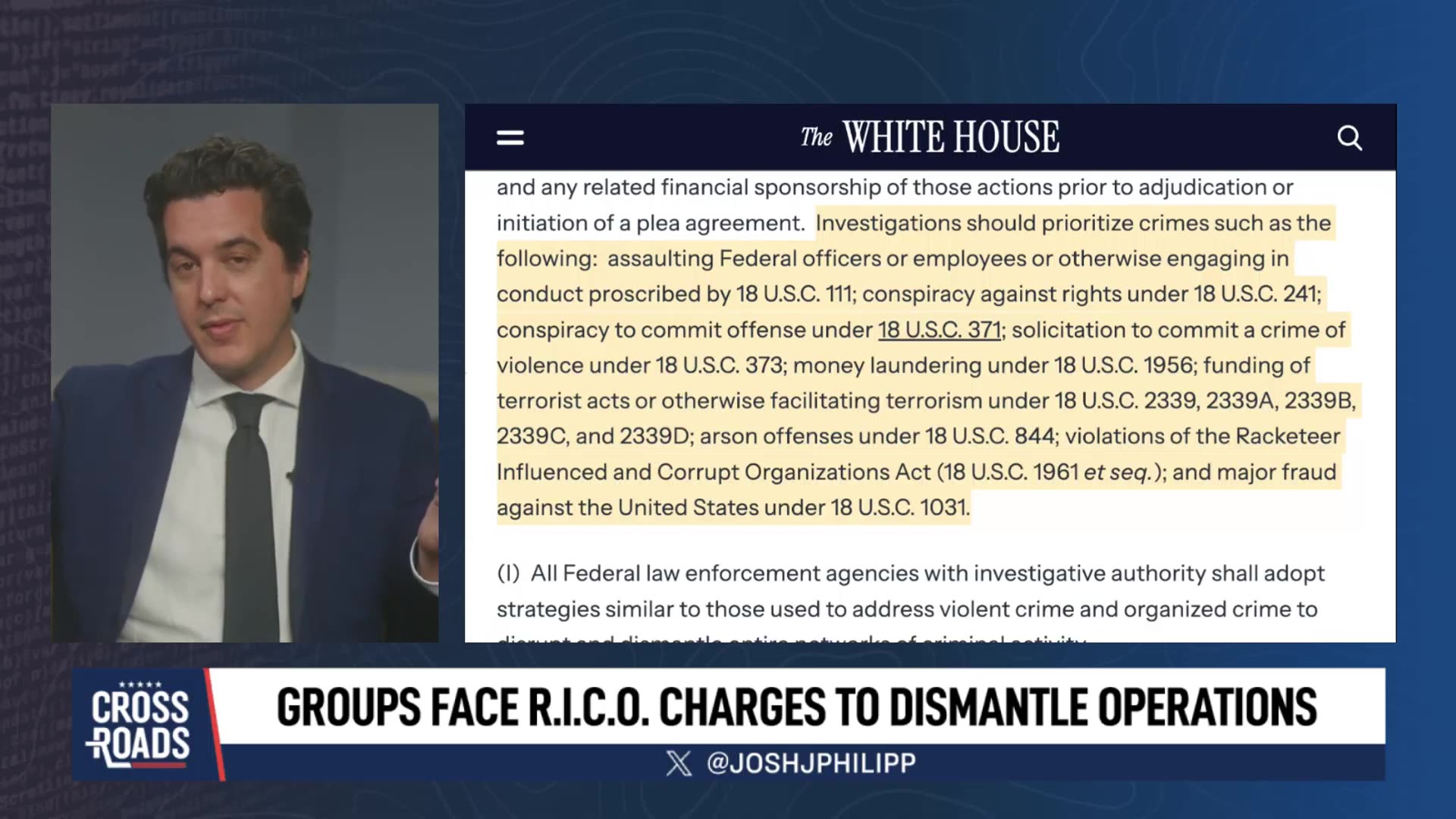 Joshua Philipp-This Little-Known Trump Order Could Mean Mass Terror Designations