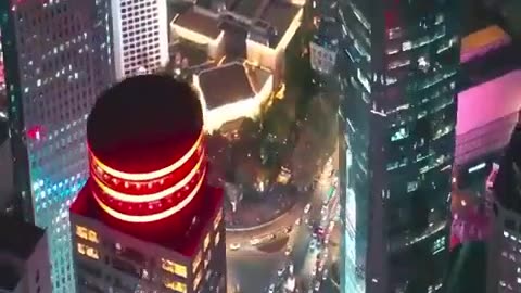 Nanjing City China by Drone
