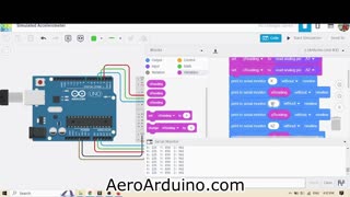 Finally I Could Use #Accelerometer in #Tinkercad With #Arduino #AeroArduino