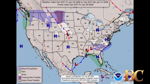 National Weather Forecast (January 30, 2026)
