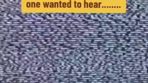 The soldier that said what no one wanted to hear...