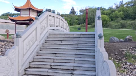 CHINESE PARK IN THE EDMONTON RIVER VALLEY