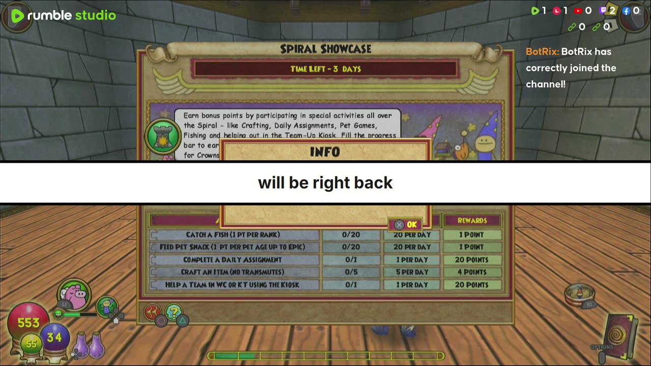 Wizard101 on a budget on console kinda again doing a hunt i guess