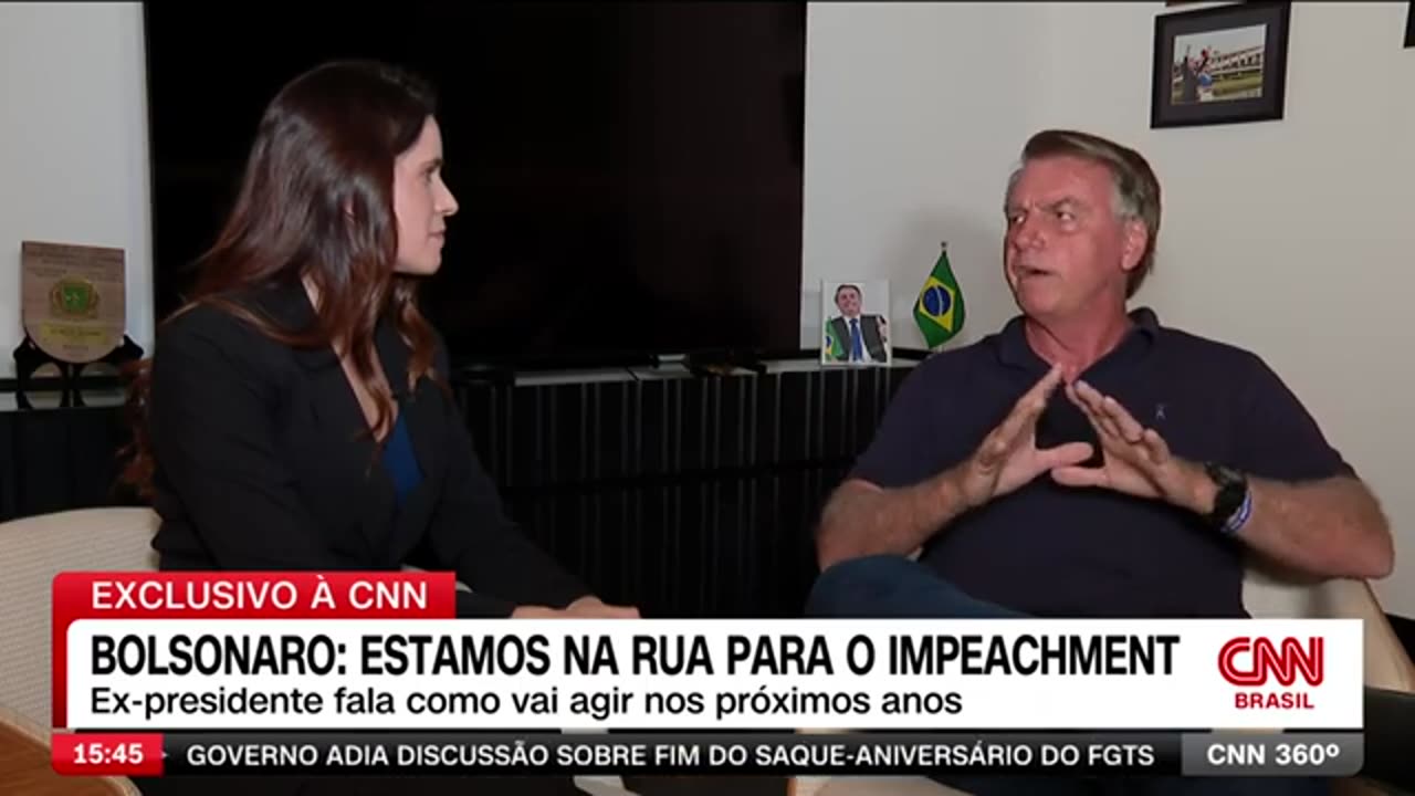 Jair Bolsonaro fala à CNN; confira a entrevista na íntegra | CNN 360- 23 de jan.2025