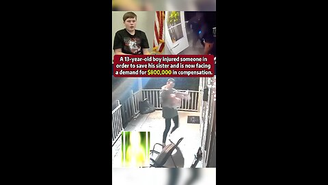 💔 A 13-year-old boy saves his sister — and now faces $800,000 in charges! ⚖️