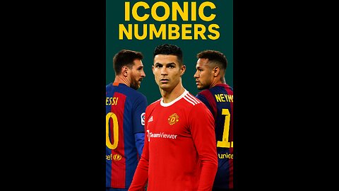 Iconic Football Jersey Numbers – Messi, Ronaldo, Neymar & Legends 🔥