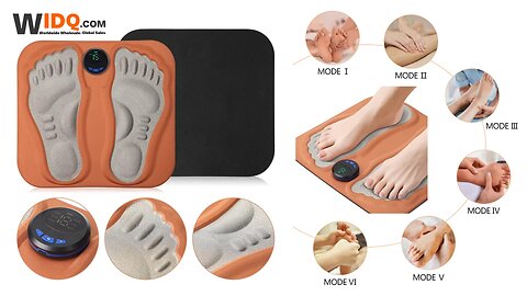 👣 3D EMS Foot & Calf Massager | 6 Modes, 15 Intensities, Portable & Relaxing ⚡