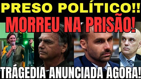 URGENTE! ELE NÃO RESISTIU e MORREU NA PRISÃO! JAIR BOLSONARO ACABA DE RECEBER UMA TRISTE NOTÍCIA!