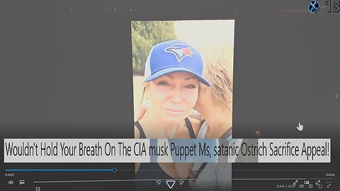 Wouldn't Hold Your Breath On The CIA musk Puppet Ms, satanic Ostrich Sacrifice Appeal!