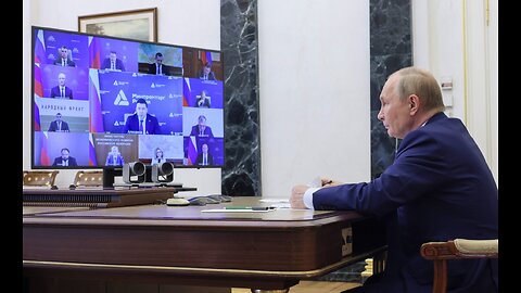 Vladimir Putin - Setkání s členy vlády