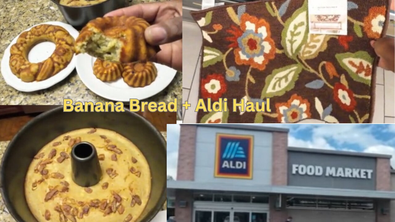 Homemade Banana Bread Recipe + Aldi Shopping & Tractor Supply Haul