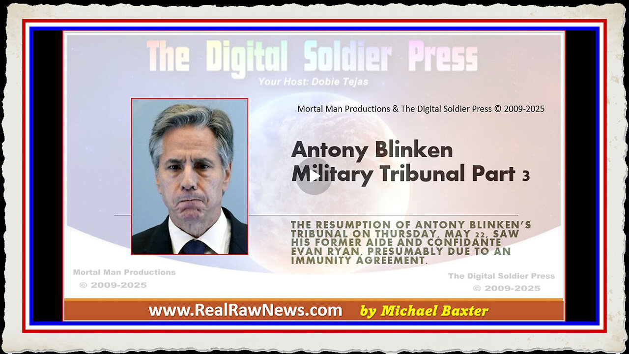 Antony Blinken Military Tribunal Part 3