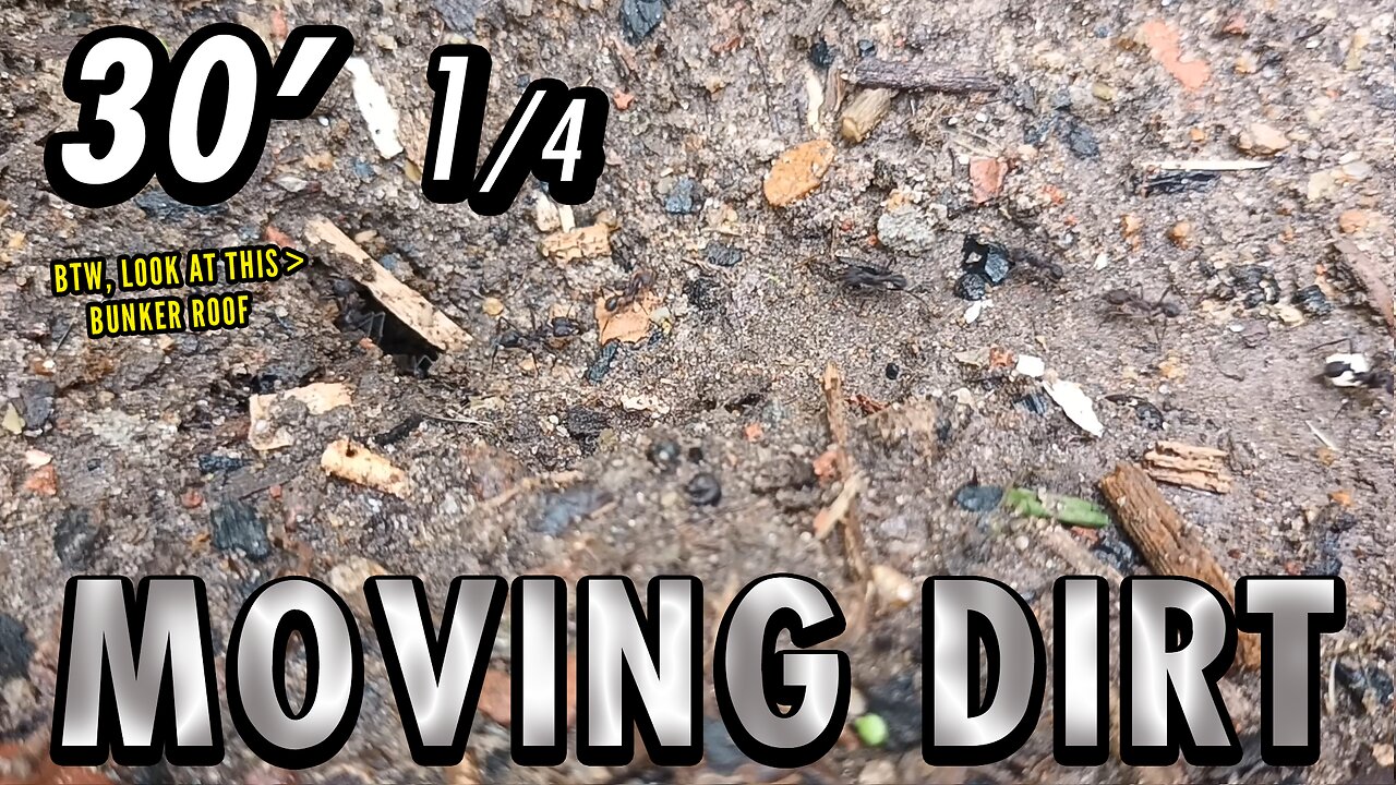 ASMR | It's a gloomy, humid, grey work day on the little trench - 30' 1/4
