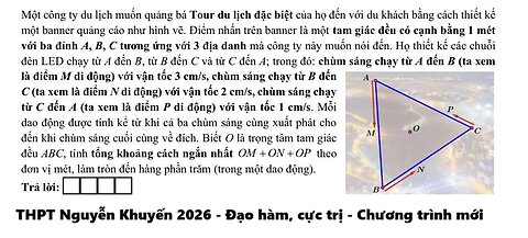 THPT Nguyễn Khuyến 2026: Một công ty du lịch muốn quảng bá Tour du lịch đặc biệt của họ đến với