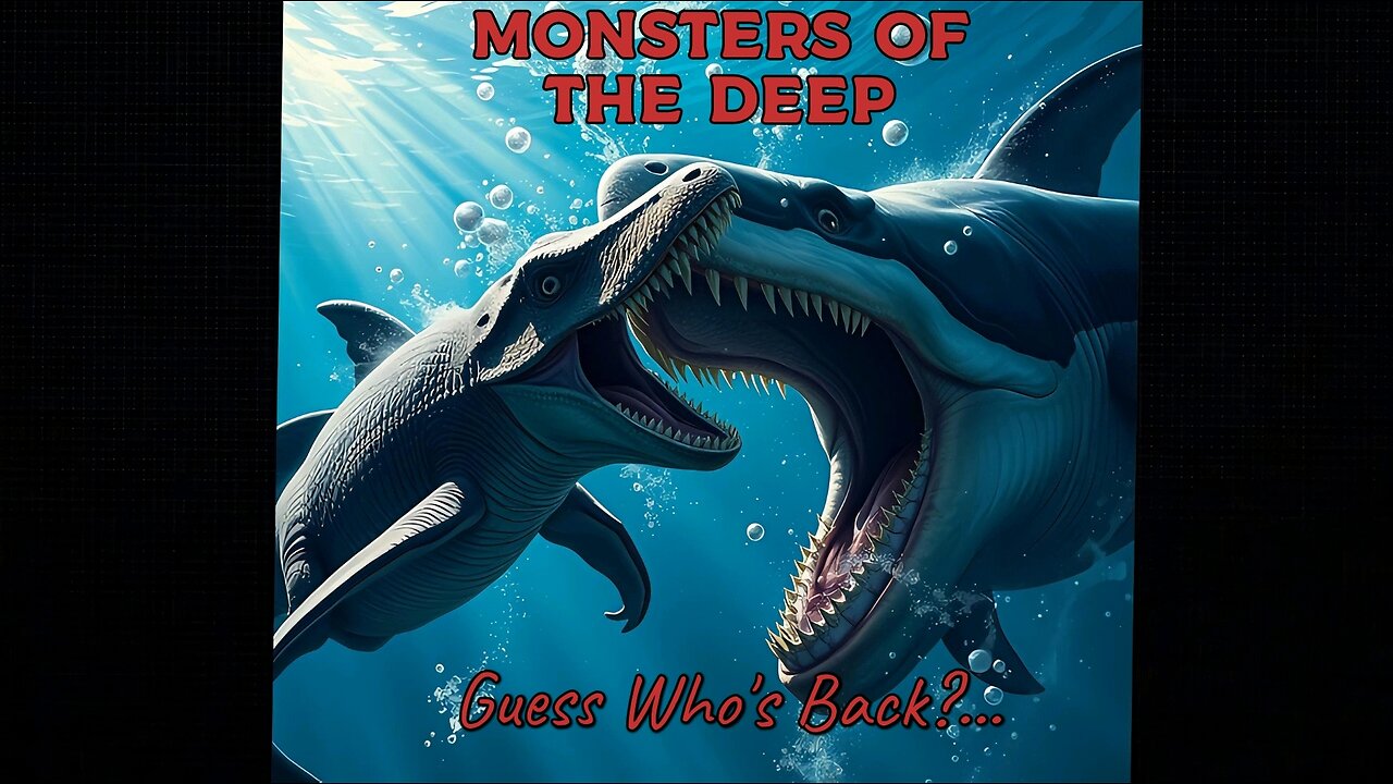 💥 Extinct Mosasaur Dinosaur Spotted on Underwater Oil Rig Camera + Video of Megalodon Sightings