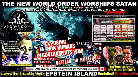 12.22.25: WHO worships SATAN? The NEW WORLD ORDER, Clinton, Bush, Military OPS, Pray!