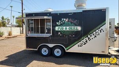 Well Maintained - 2016 16' Kitchen Food Concession Trailer with NSF Equipment for Sale in Arizona!