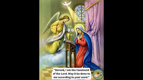 GOSPEL OF THE DAY (12/08/2025) Luke 1:26-38