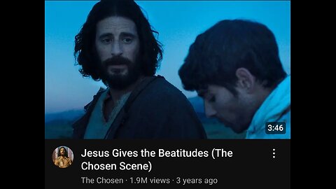 The Beatitudes - scene from The Chosen
