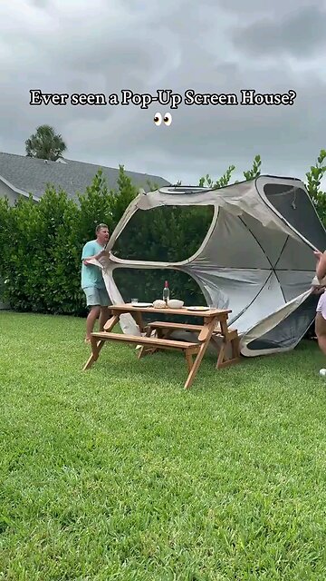 Pops-up and collapse in 2 minutes #minihome #outdoors #park #cars #mobilehome #nest #luxurycars#top