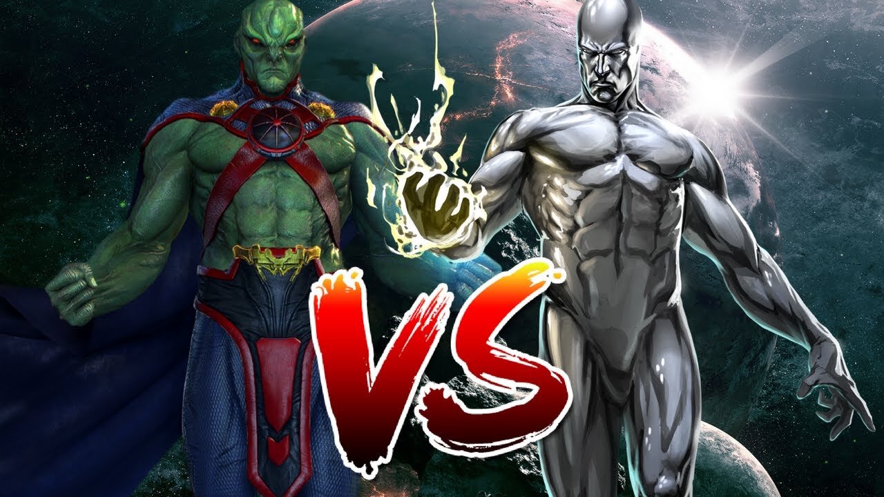 Martian Manhunter vs Silver Surfer | Death Battle ReRumble