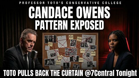 TOTO TONIGHT 12/9/25 "Candace Owens - The Patterns Exposed"