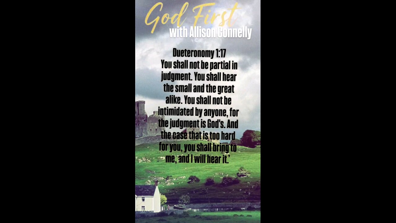 Dueteronomy 1:17