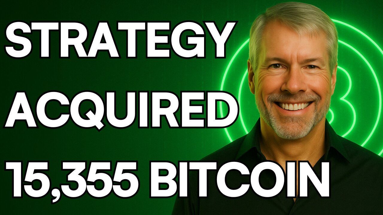 STRATEGY HAS ACQUIRED 15,355 BITCOIN | 24/7 Live Coverage from RoxomTV