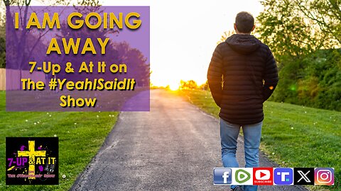 WORD OF THE DAY: JOHN 8:21 - I AM GOING AWAY