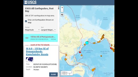 TSUNAMI WARNINGS ISSUED! 8.7 MEGAQUAKE STRIKES RUSSIA!!! WHAT'S NEXT?!?!?