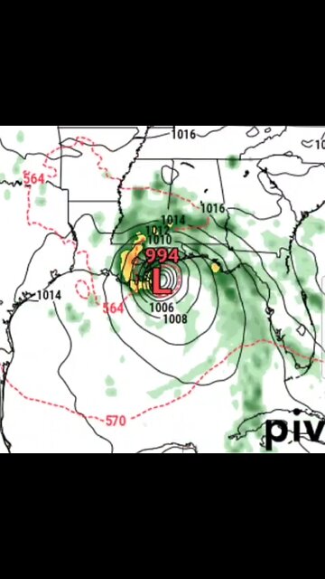 👀 GFS 1ST TROPICAL STORM OF THE SEASON? #tropicalstorm #hurricane