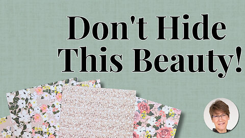 Paper Too Pretty to Cover Up! (Casual Friday)