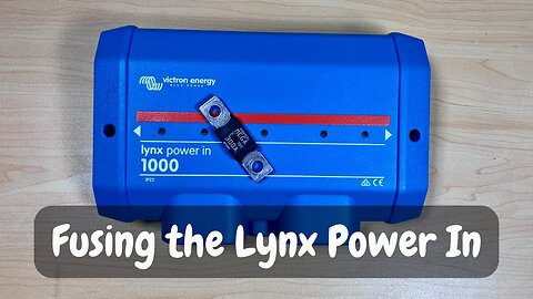 Saving Some Money by Fusing a Victron Lynx Power-In