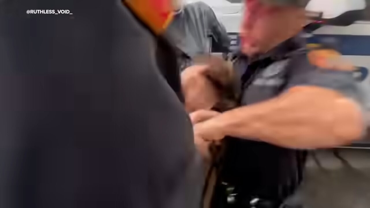 Suffolk County Police dog seen biting man at funeral for slain NYPD Detective