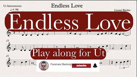 Endless Love - Lionel Richie | Play along for Ut Instruments