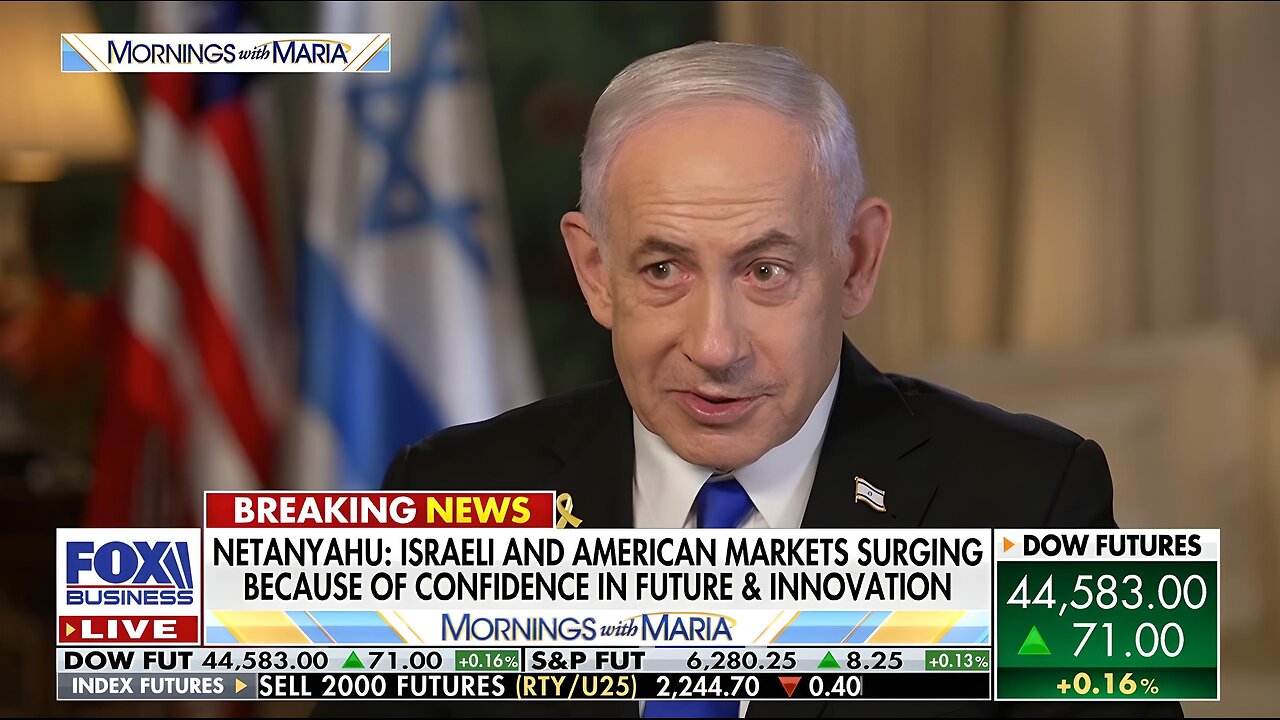 Netanyahu praises partnership with Trump, US as Israeli stock market soars